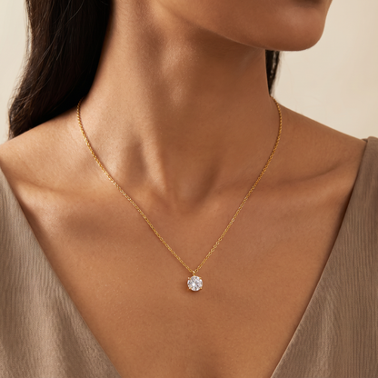 Gold Plated Necklace & Bracelet Combo Set of 6 – Heart, Infinity, Solitaire, Lariat & Beaded |Jewelry